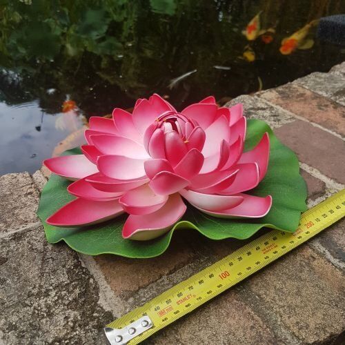 fake red floating waterlily for sale