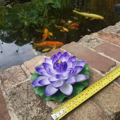 fake purple floating waterlily for sale