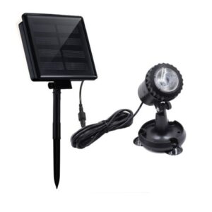 Solar fish pond light